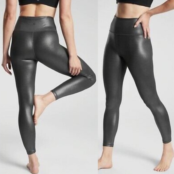 Athleta Pants - ATHLETA Elation Ultra High Rise Shimmer Tight XS